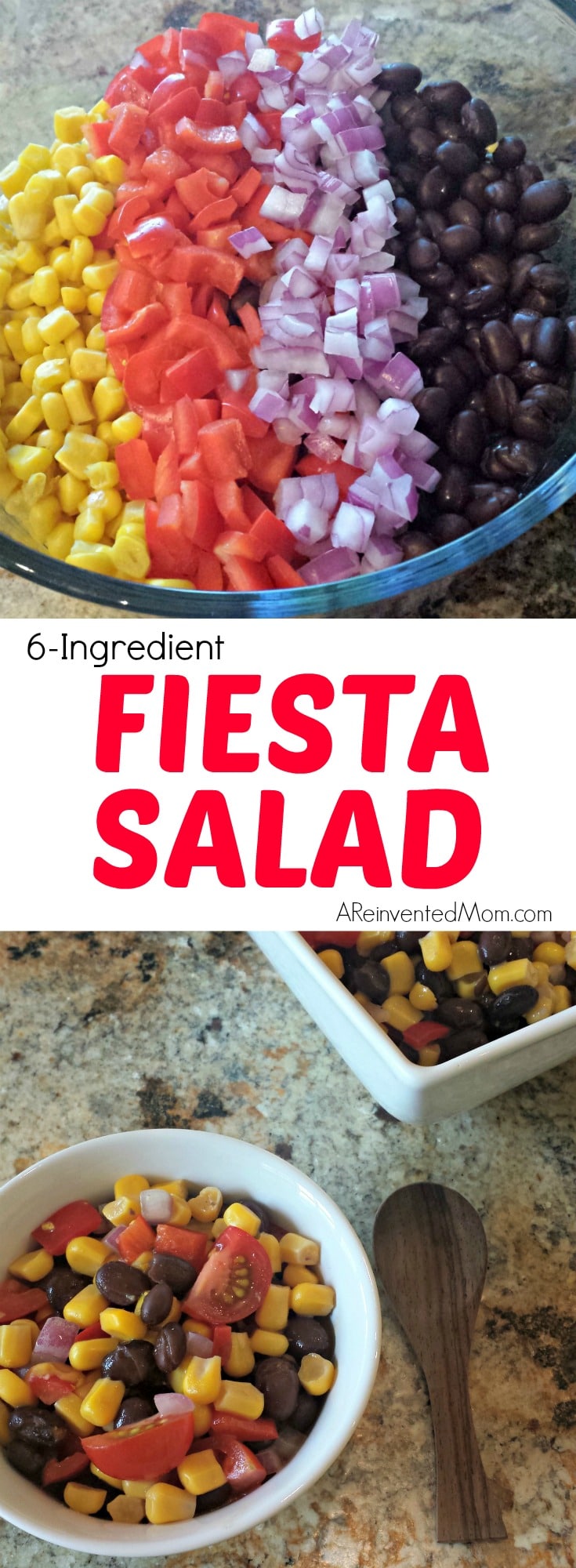 6-Ingredient Fiesta Salad ~ A Reinvented Mom