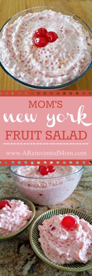 Mom's Creamy New York Fruit Salad | A Reinvented Mom