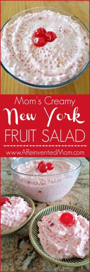 Mom's Creamy New York Fruit Salad | A Reinvented Mom