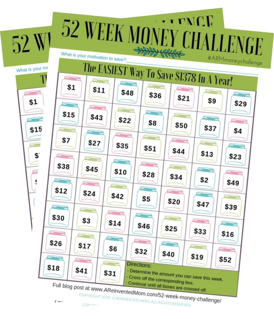 4 Money Saving Challenges for Small Budgets + FREE Worksheet
