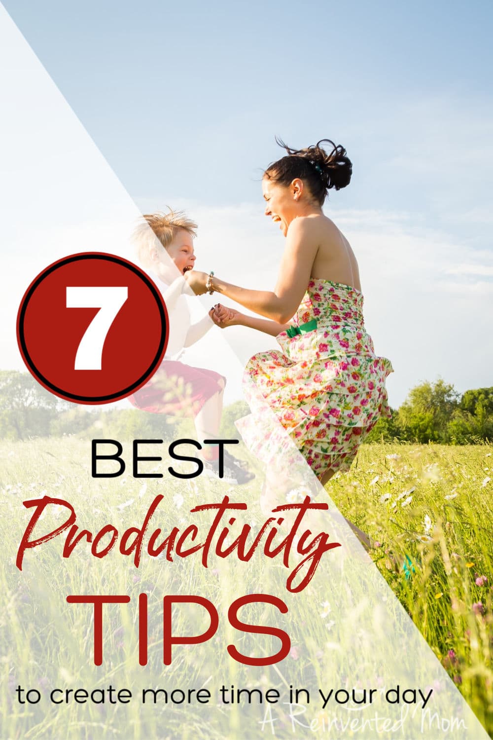 Find free time in your day with my BEST Productivity tips | A Reinvented Mom #productivity #momlife #timemanagement #areinventedmom