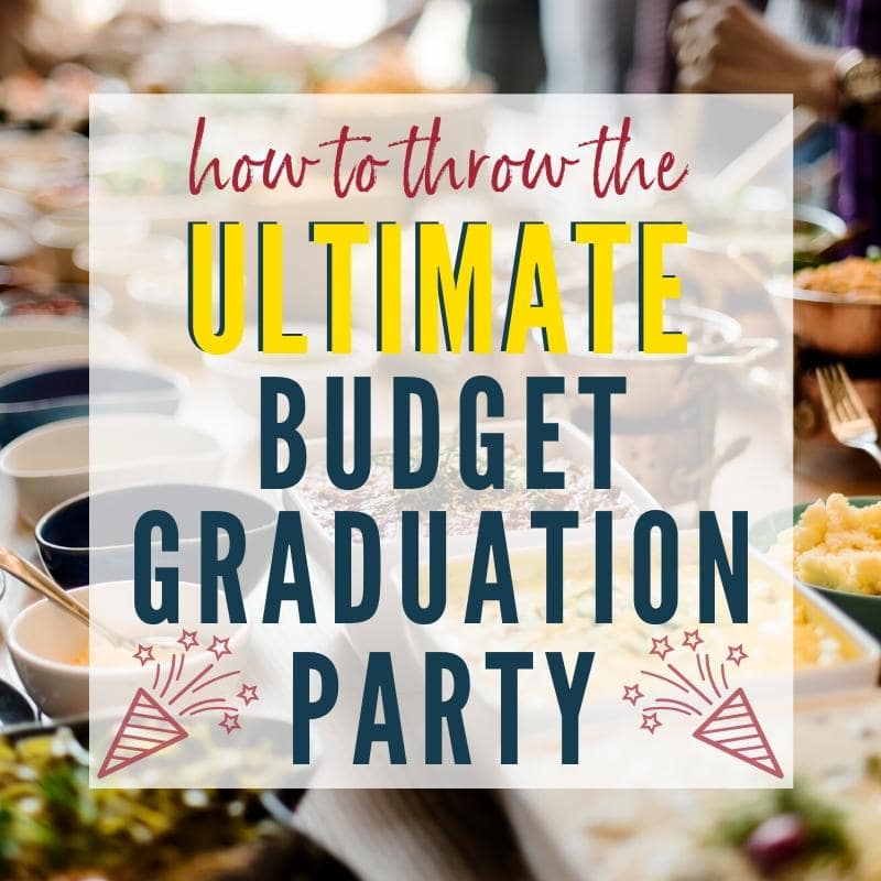 unique graduation party menu ideas