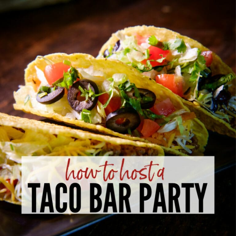 How to Throw a Killer Taco Bar Party (Easy Party Idea)