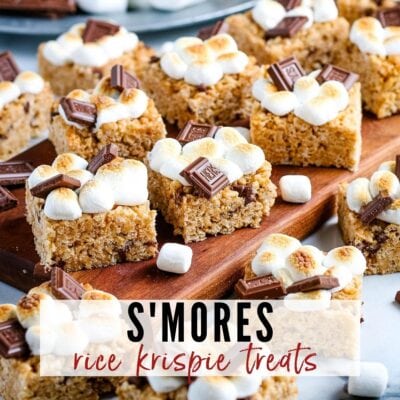 S'mores Rice Krispie Treats {No Bake} | A Reinvented Mom