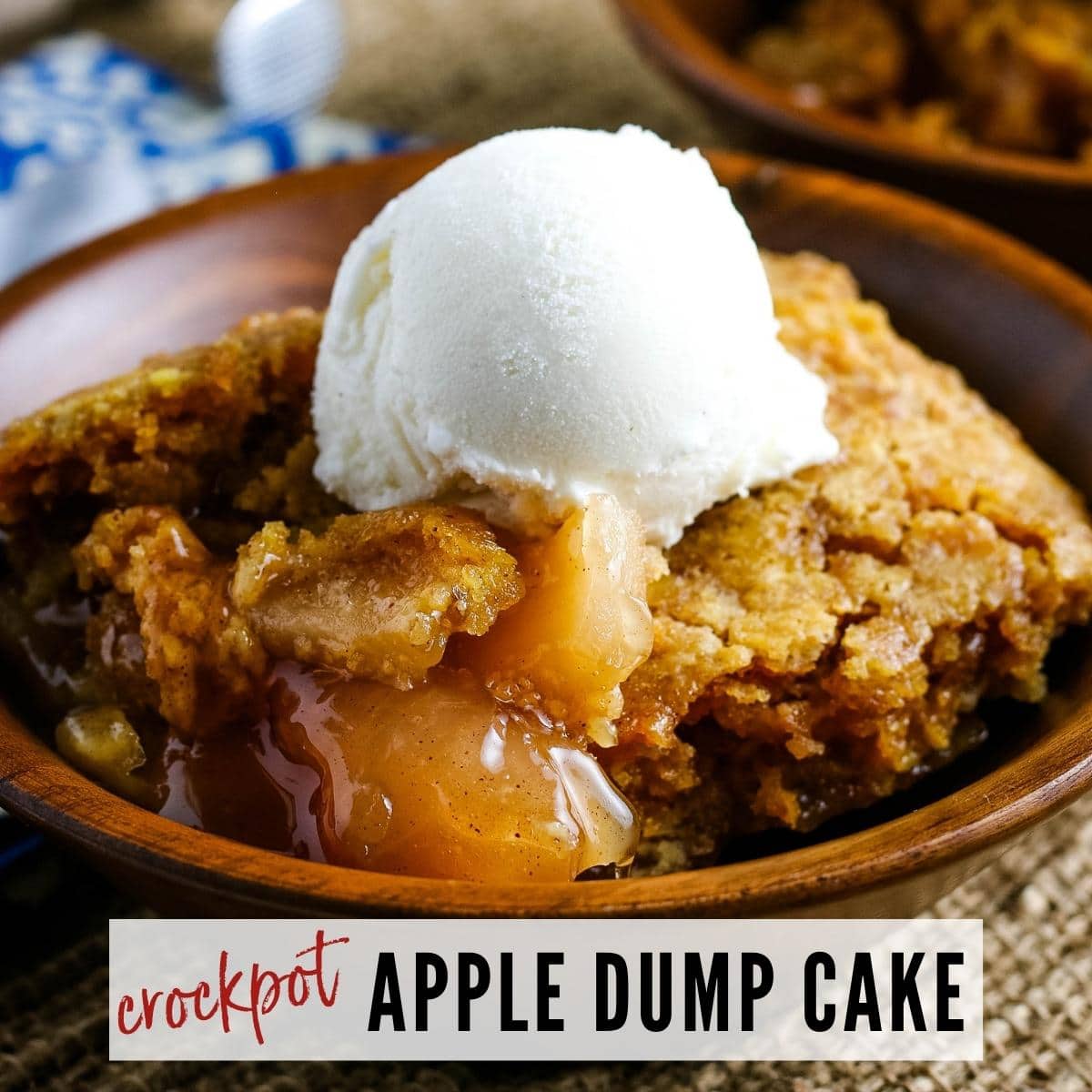Slow Cooker Apple Dump Cake - The Magical Slow Cooker