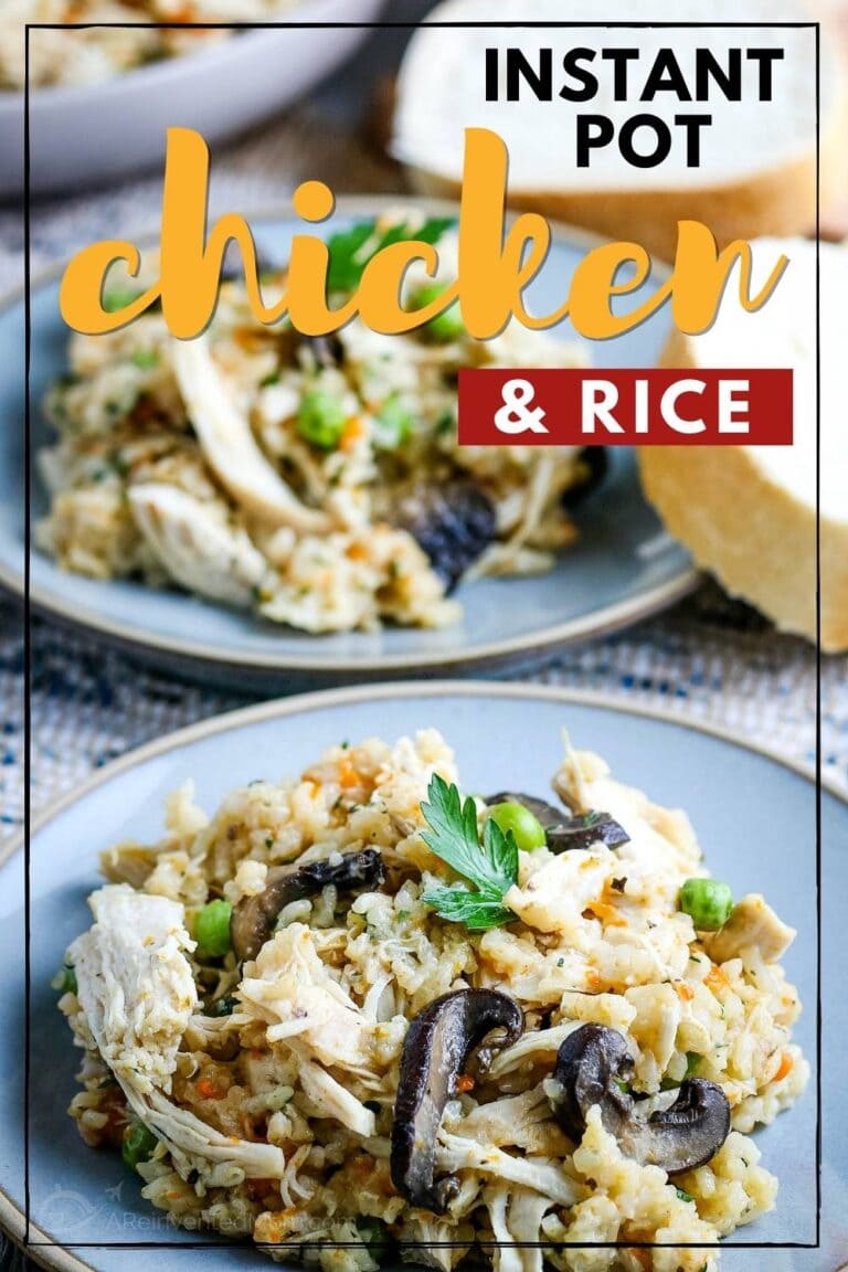 Instant Pot Chicken Thighs and Rice | A Reinvented Mom