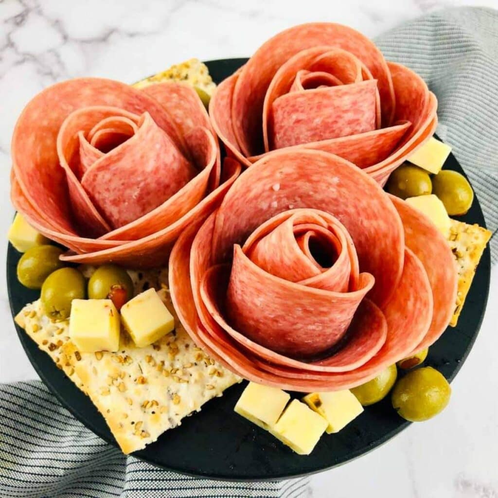 How to Make Salami Roses A Reinvented Mom