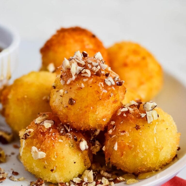Fried Goat Cheese Balls | A Reinvented Mom
