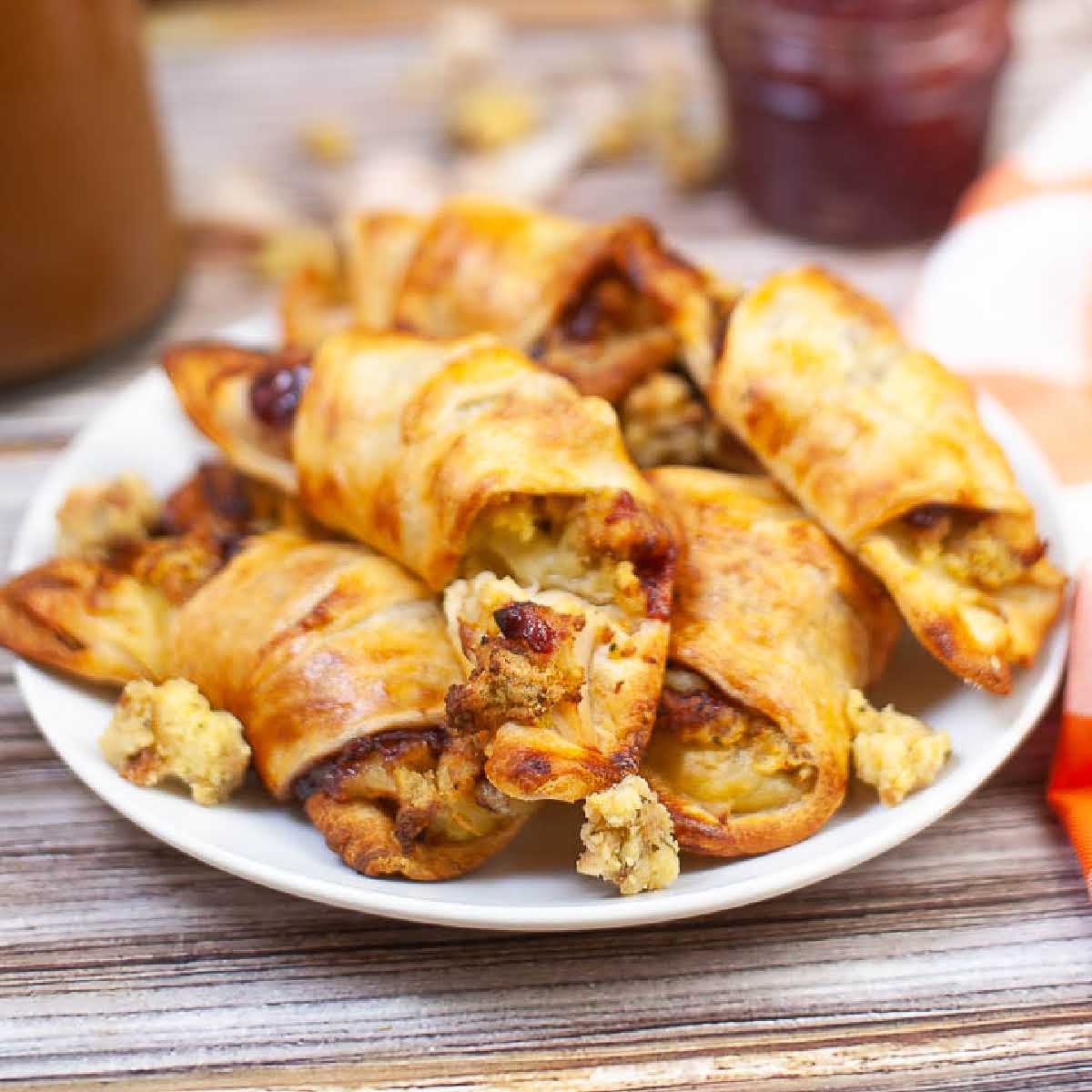 Leftover Turkey Crescent Roll