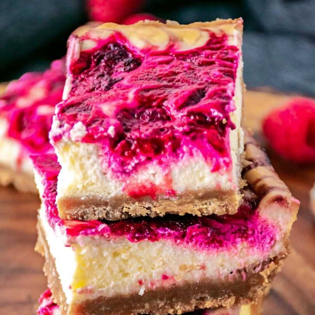 Raspberry Cheesecake Bars | A Reinvented Mom