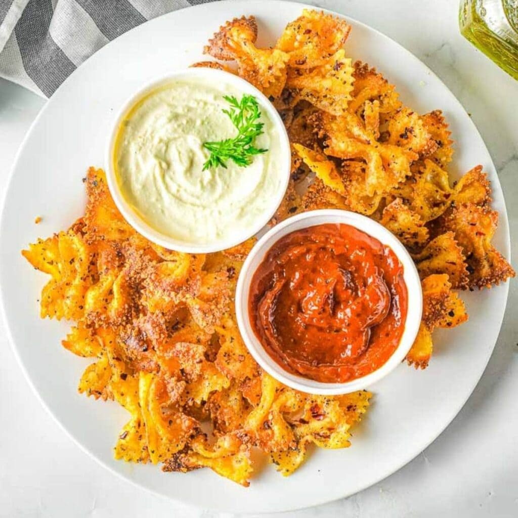 Air Fryer Pasta Chips {Viral TikTok Recipe} | A Reinvented Mom
