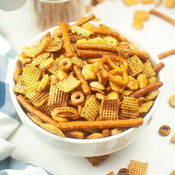 Air Fryer Chex Mix | A Reinvented Mom