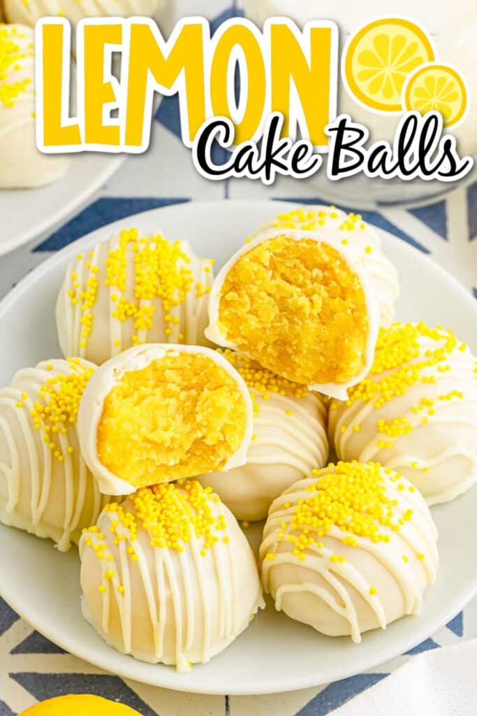 Zesty Lemon Cake Balls | A Reinvented Mom