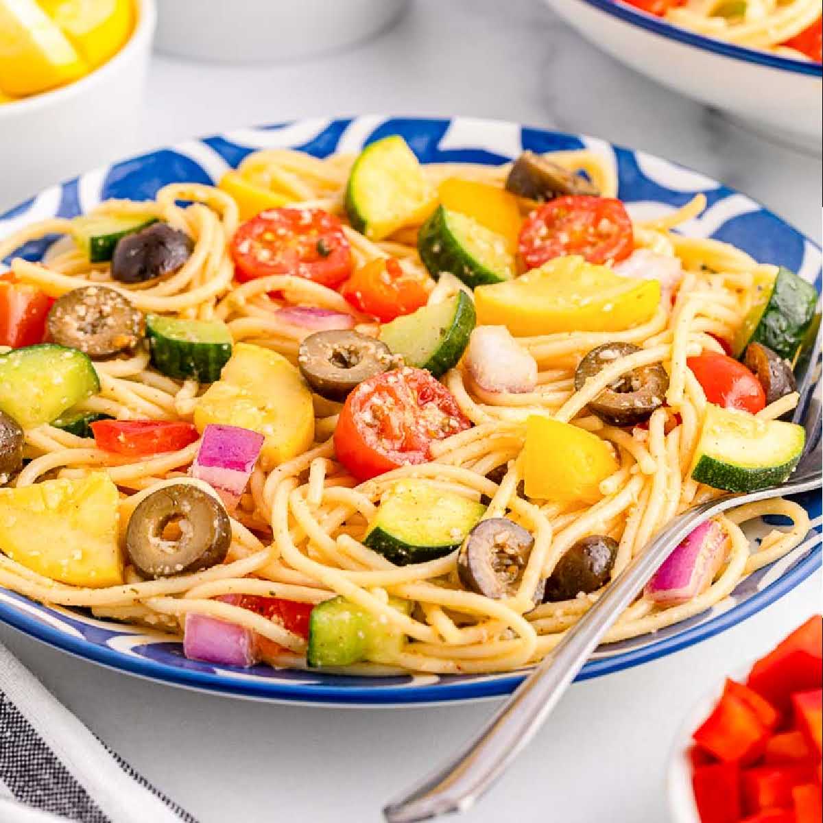 California Spaghetti Salad | A Reinvented Mom