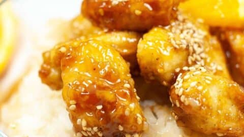 Orange chicken air outlet fryer