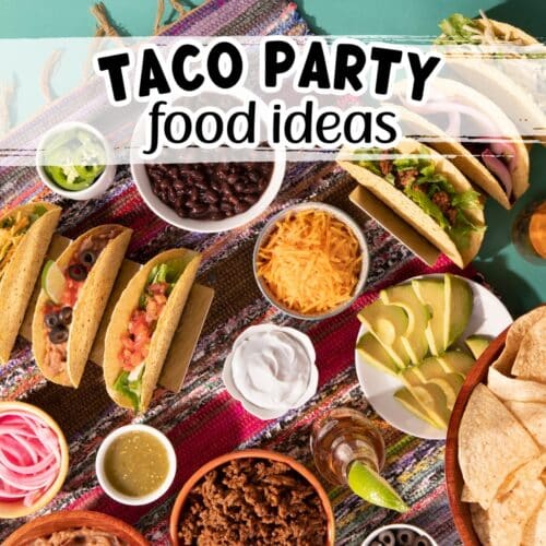 Taco Party Food Ideas (Delicious Recipes for Your Next Gathering) | A ...