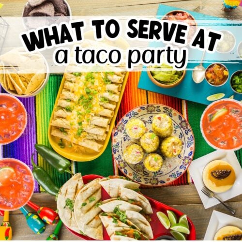 Mystery Solved! What to Serve at a Taco Party | A Reinvented Mom